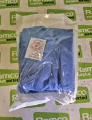 Surgical blue gowns - mixed sizes - approx 50 pcs