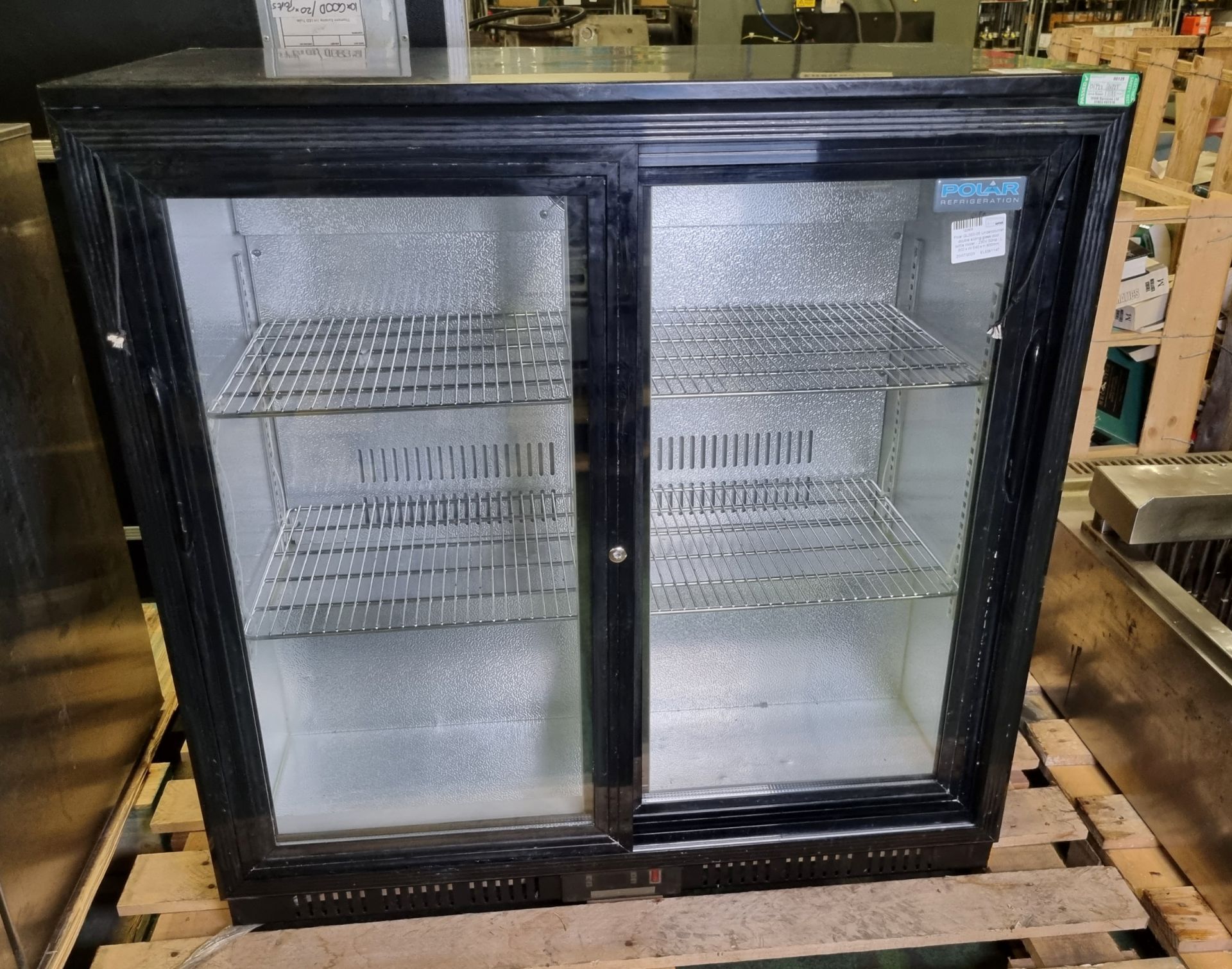 Polar GL003-05 Undercounter double sliding glass door bottle cooler - 230V 50Hz