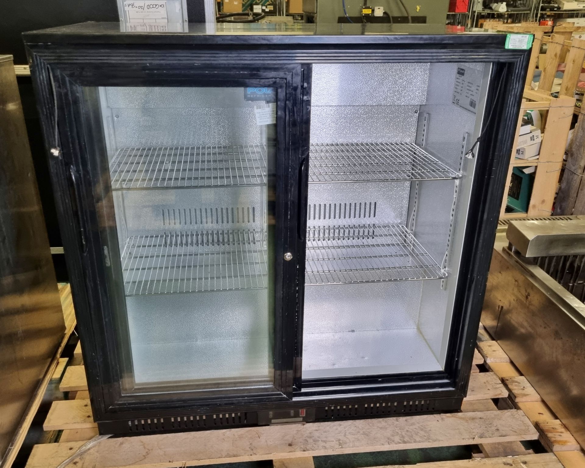 Polar GL003-05 Undercounter double sliding glass door bottle cooler - 230V 50Hz - Bild 3 aus 5