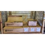 9x boxes of Scott RFF/40/2/ML Gemini full face masks - black, 7x boxes of Scott Pro2000 PF 10