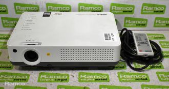 Sanyo PLC-XW55 3LCD projector with remote