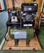 Diesel powered workshop compressor - Lombardini 15 LD 315 diesel engine - Serial No. 5352814