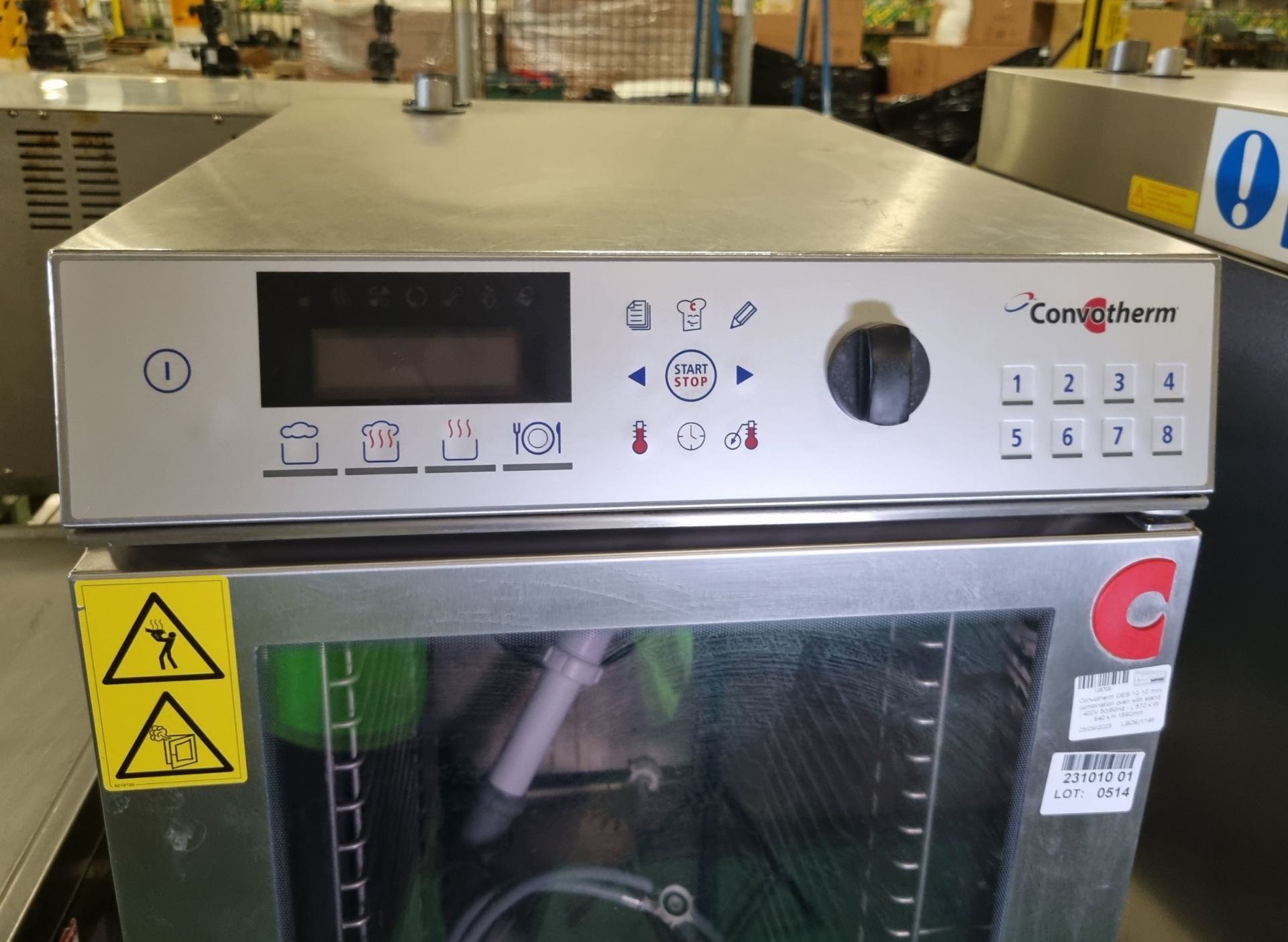 Convotherm OES 10.10 mini combination oven with stand - 400V 50/60Hz - L 570 x W 840 x H 1590mm - Image 3 of 5