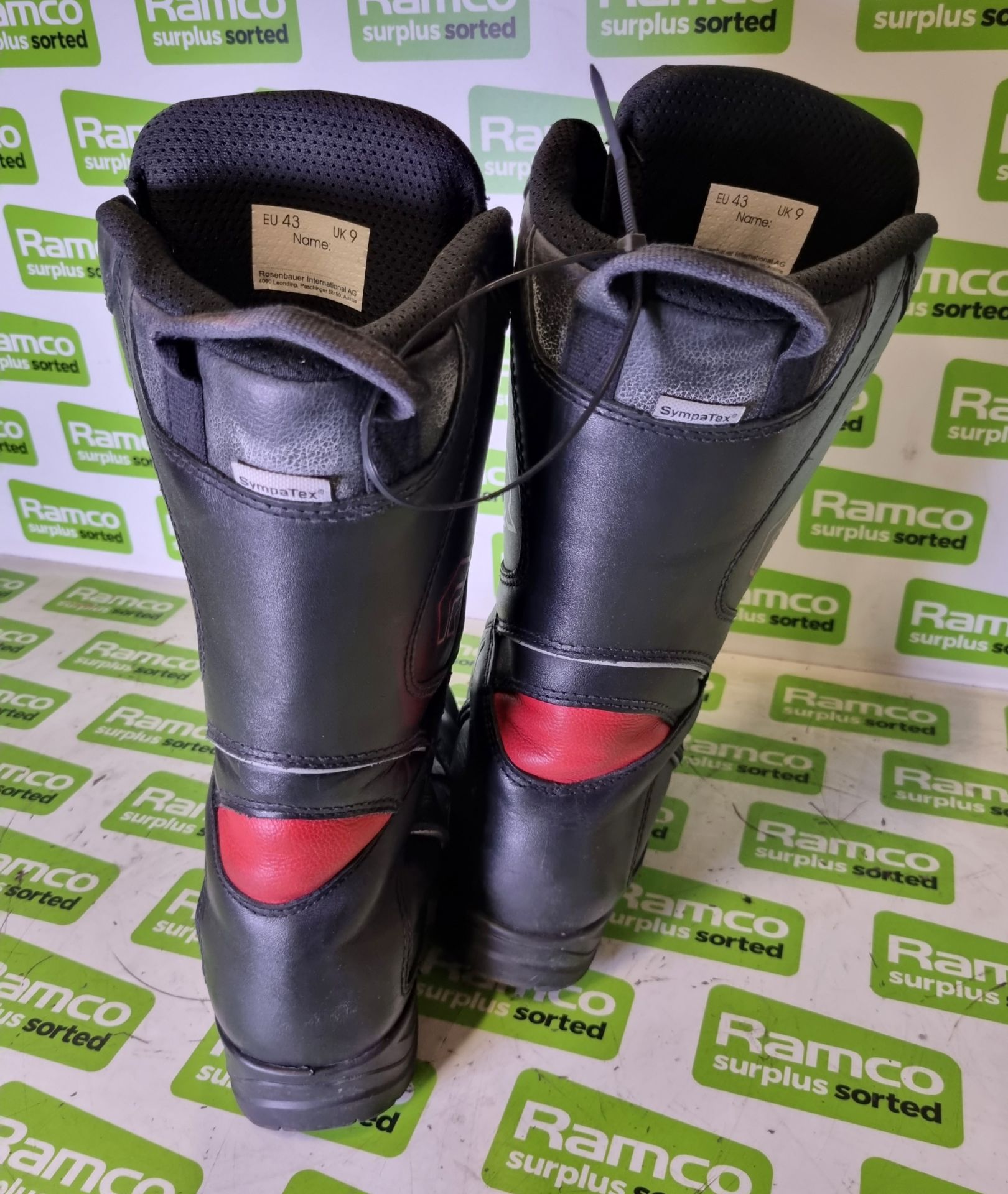 Rosenbauer Sympatex Fire & Heat Resistant Boots Pair - Size: EU 43, UK 9 - Bild 3 aus 5