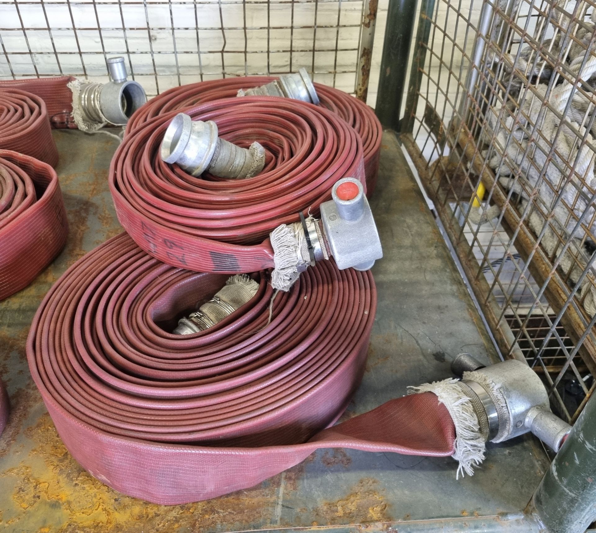 Angus Duraline 45mm lay flat hose with couplings - approx 10m in length, 2x Angus Duraline 64mm - Bild 3 aus 4