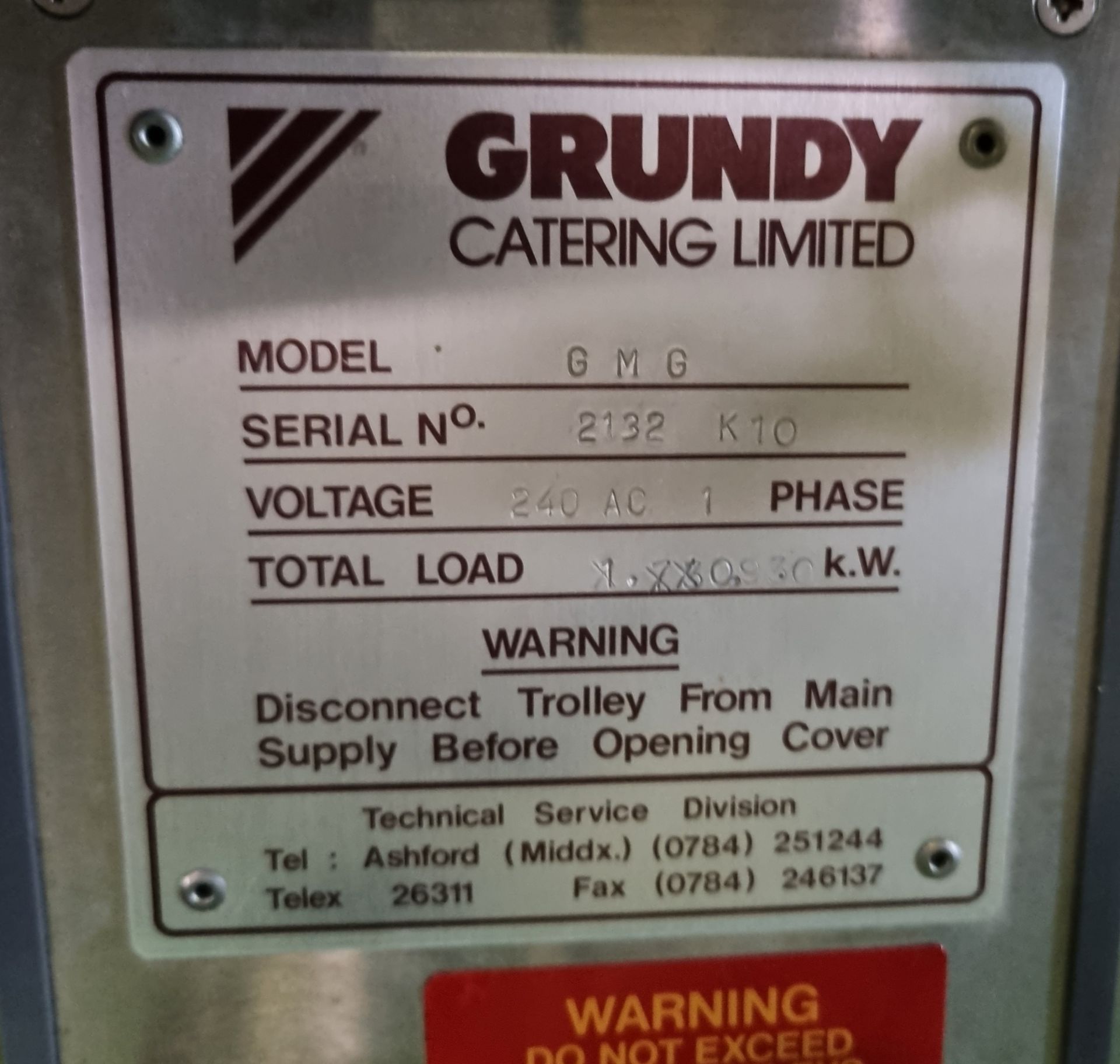 Grundy G-M-G trolley server - W 1200 x D 900 x H 1300mm - Bild 3 aus 3