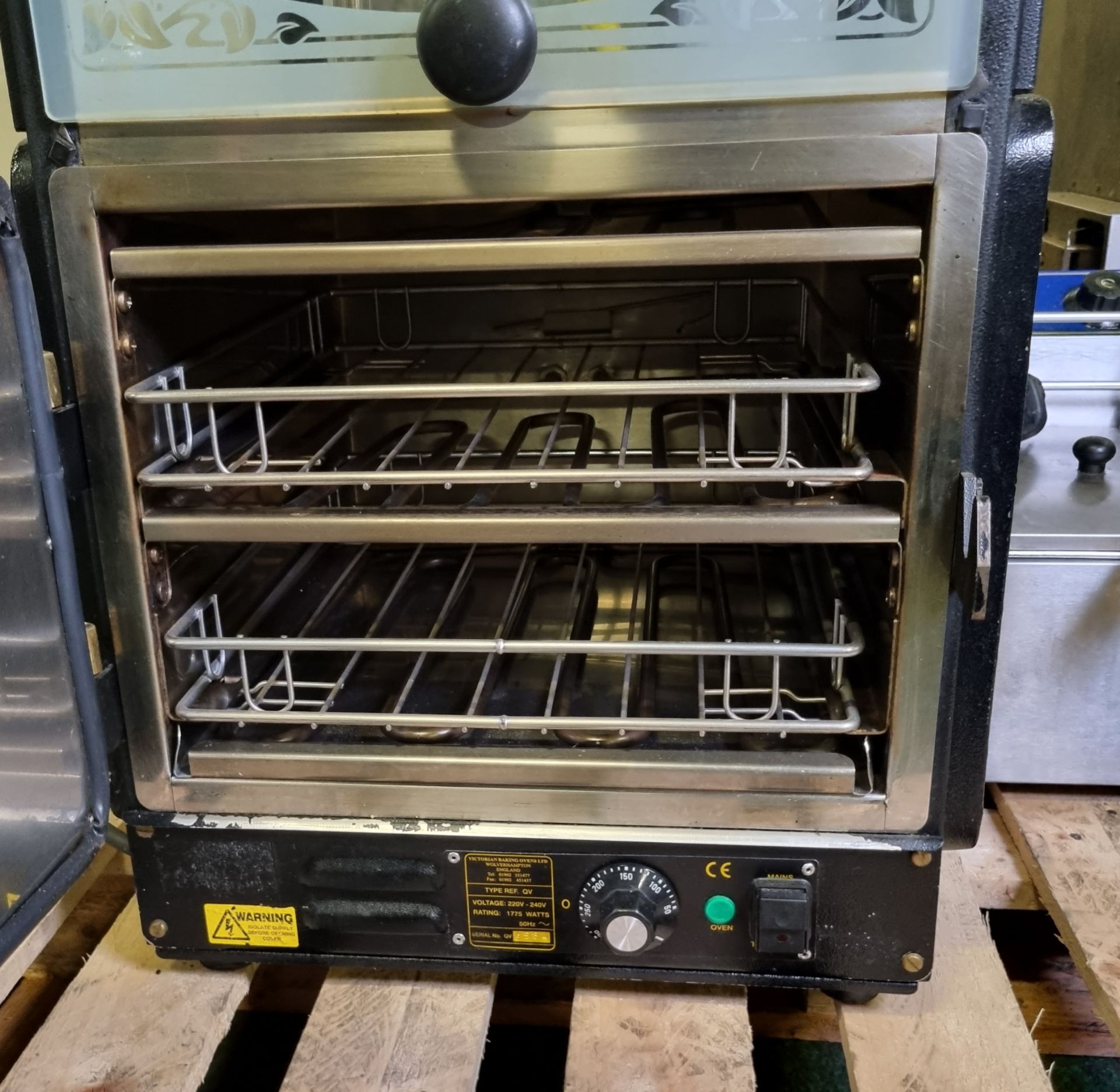 Victorian Baking Ovens QV potato oven - black - W 450 x D 500 x H 750mm - Bild 3 aus 5