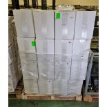 48x boxes of Micronclean Veriguard Polycellulose C-folded pouch wipes - sterile - 230mm x 230mm