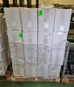 48x boxes of Micronclean Veriguard Polycellulose C-folded pouch wipes - sterile - 230mm x 230mm