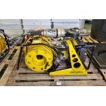 Weber-Hydraulik rescue equipment - Weber-Hydraulic V 50 power pack and Weber-Hydraulik cutters