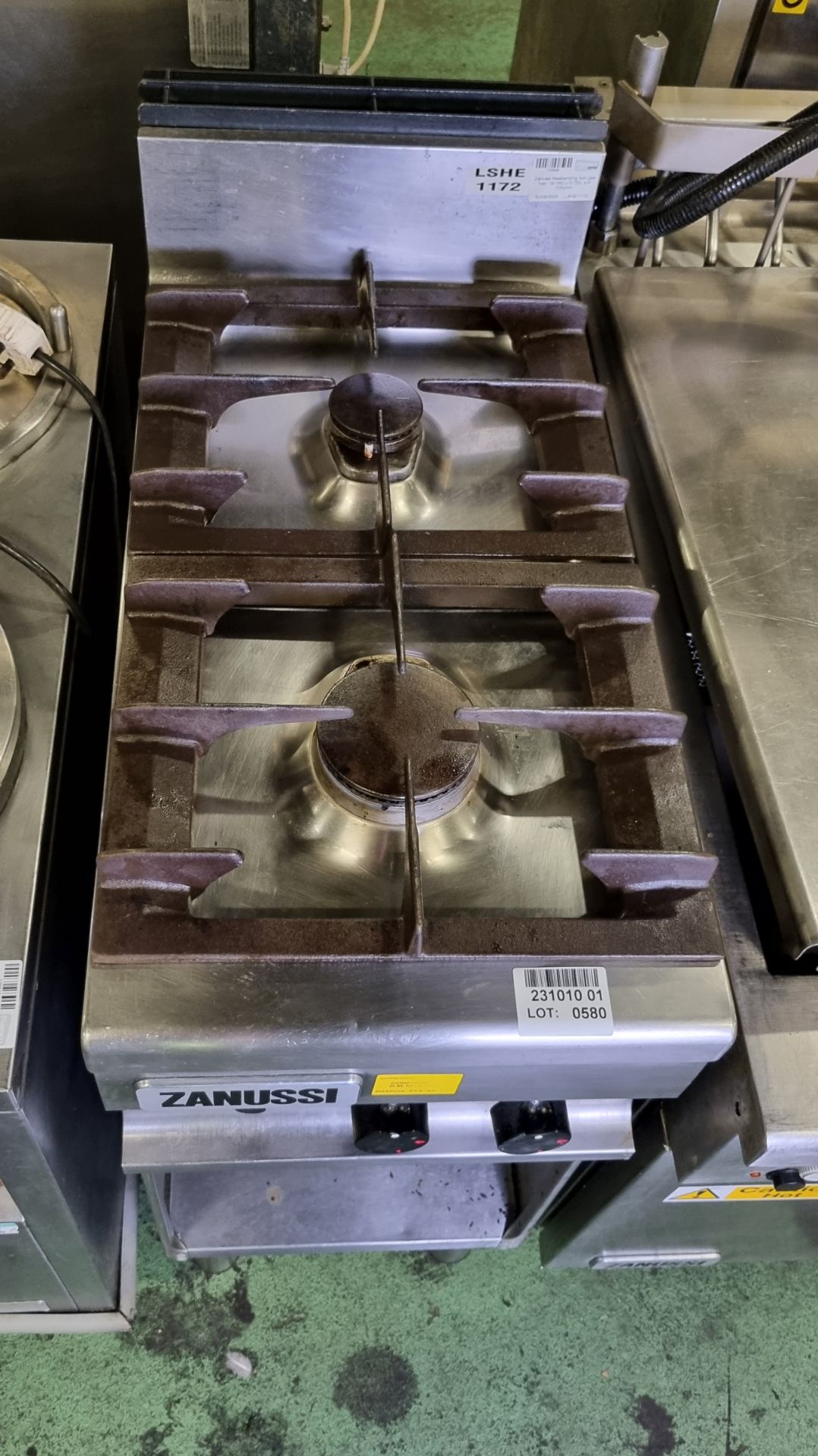 Zanussi freestanding twin gas hob - W 350 x D 750 x H 1050mm - Bild 2 aus 3
