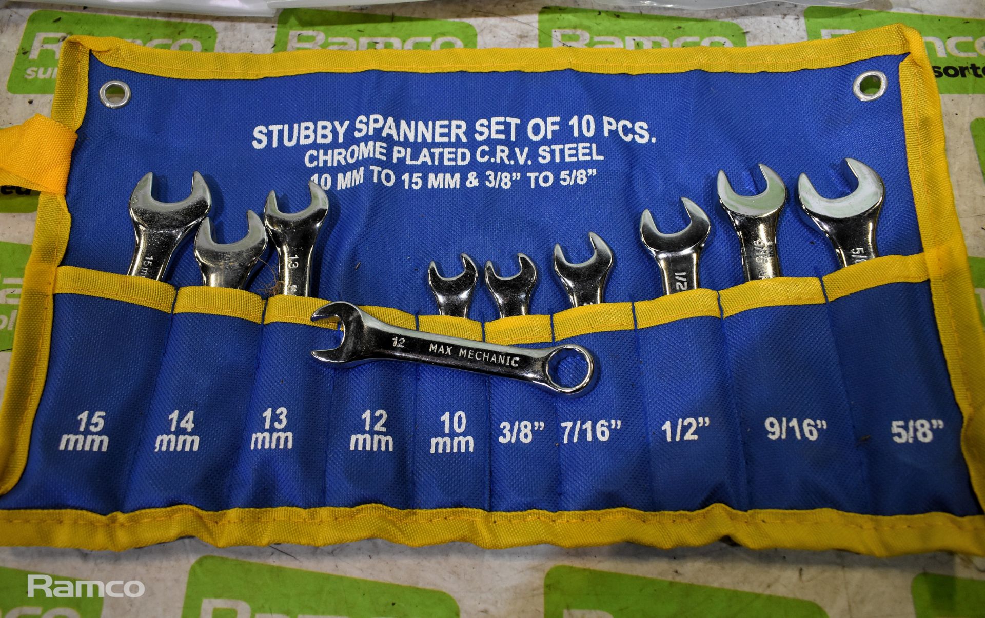 6x 10 piece stubby combination spanners - Image 2 of 3