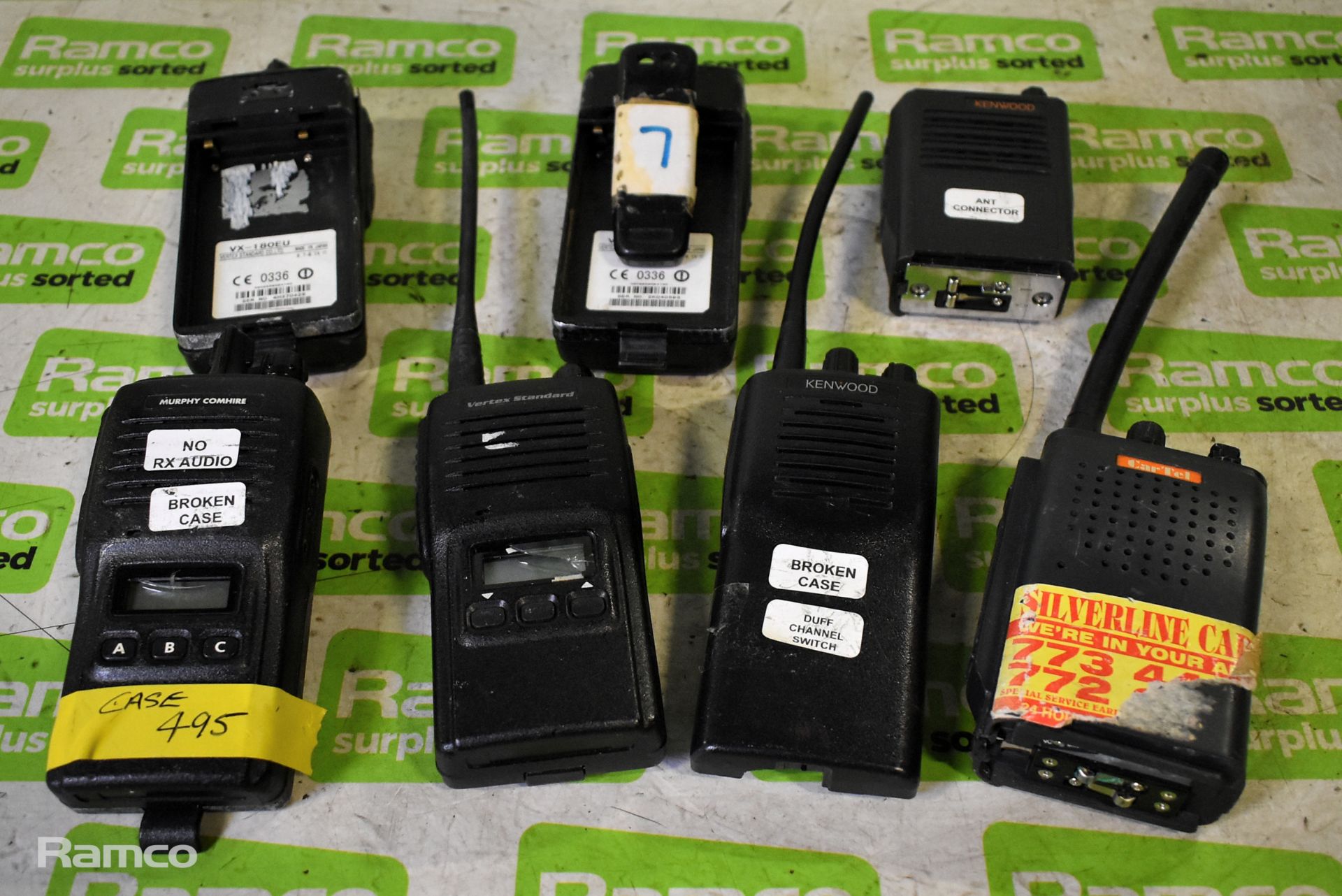 Approx 57x assorted two way radios - 19x Motorola GP900, 19x GP300, 10x Vertex, 1x Icom, 1x Maxon - Image 2 of 6