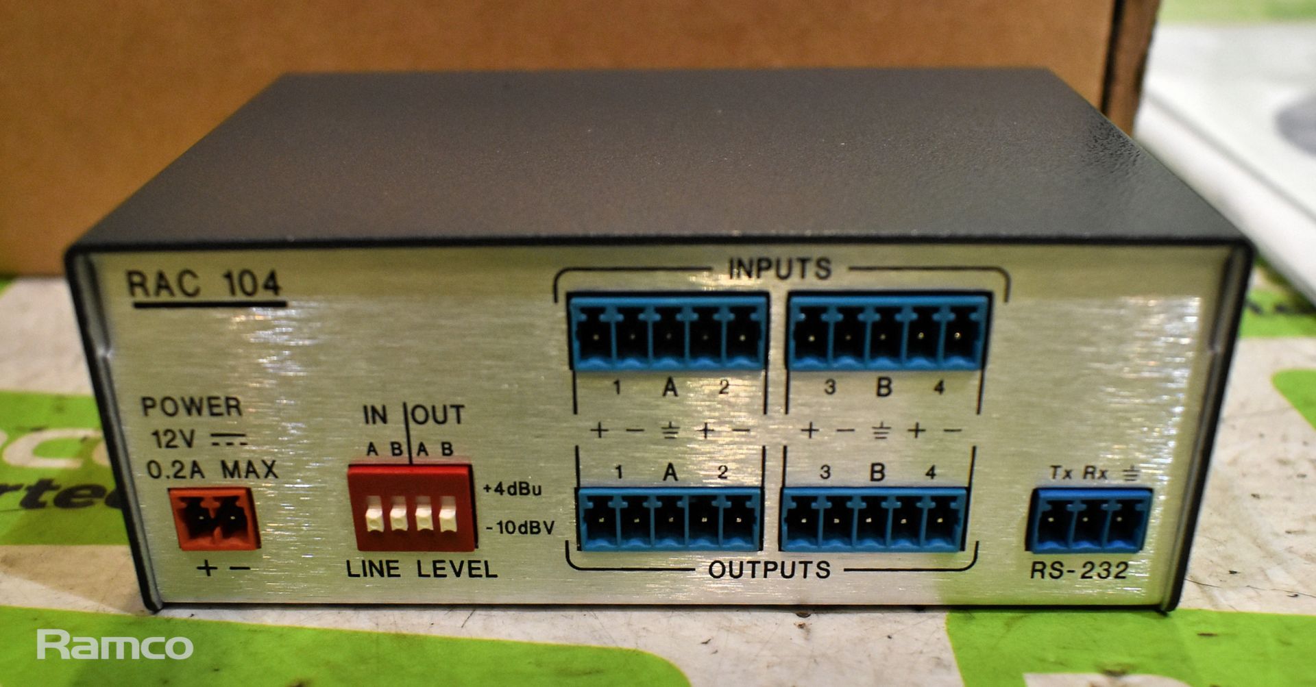 Extron RAC-104 four channel volume and tone remote audio controller - Image 2 of 6