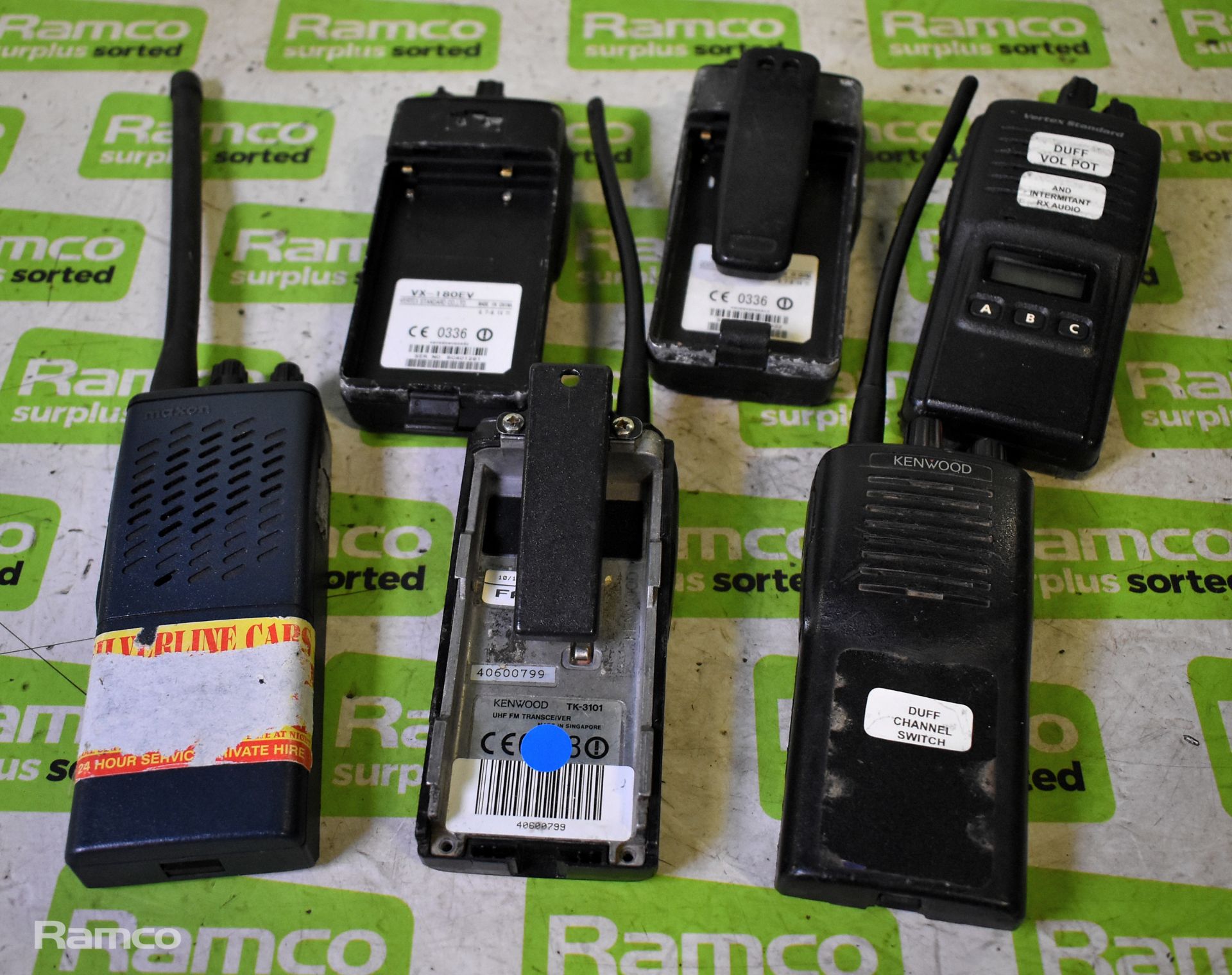 Approx 57x assorted two way radios - 19x Motorola GP900, 19x GP300, 10x Vertex, 1x Icom, 1x Maxon - Image 2 of 5