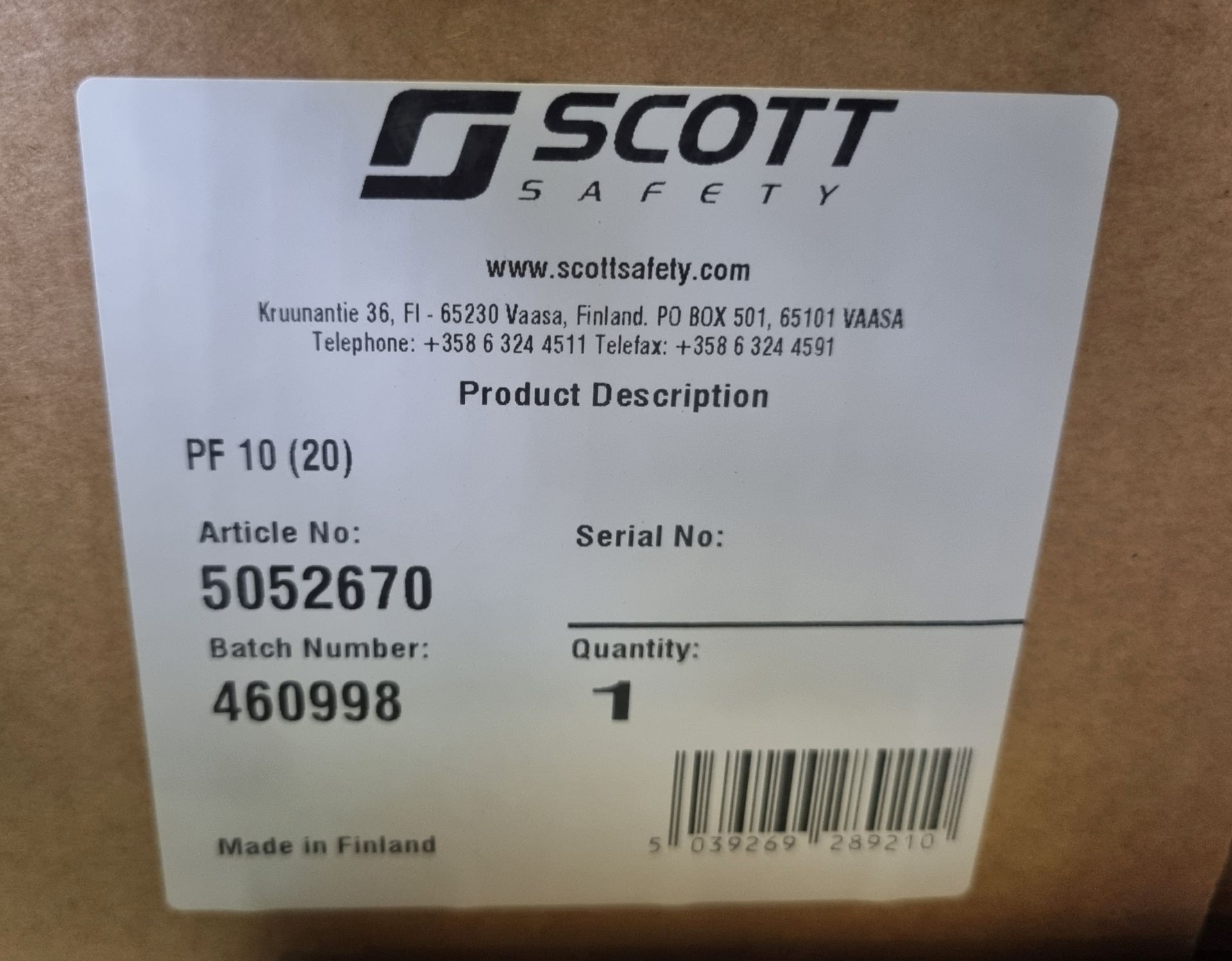 9x boxes of Scott RFF/40/2/ML Gemini full face masks - black, 8x boxes of Scott Pro2000 PF 10 - Bild 8 aus 8