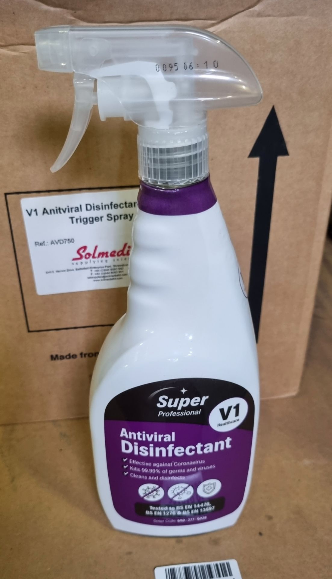 4 boxes of Super Professional antiviral disinfectant spray - 750ml - 6 bottles per box - Bild 3 aus 5