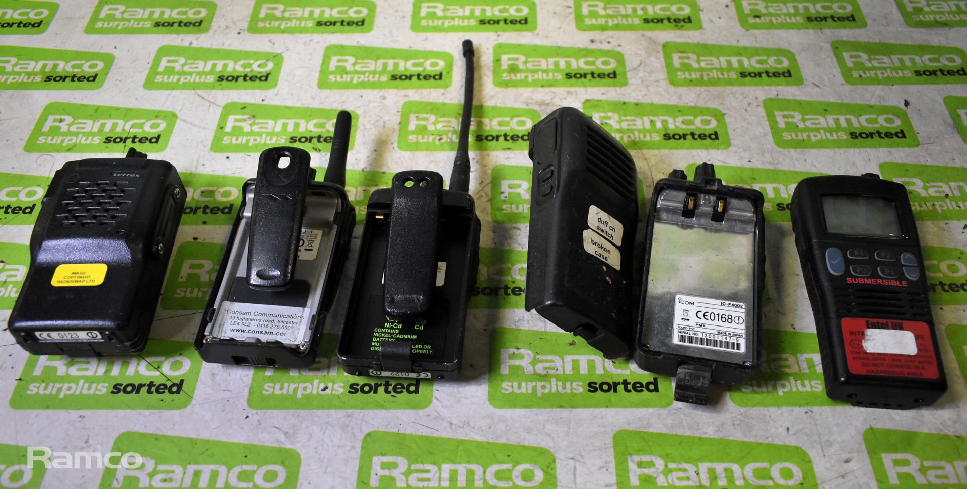 Approx 57x assorted two way radios - 19x Motorola GP900, 19x GP300, 10x Vertex, 1x Icom, 1x Maxon - Image 2 of 4