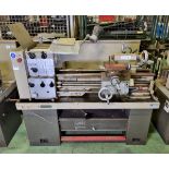 Harrison M300 bench lathe - serial number 309433 - W 1700 x D 1900 x H 1250mm - tailstock. backplate