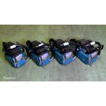 4x Makita DCS5030 50cc petrol chainsaw bodies - AS SPARES OR REPAIRS