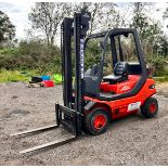 Linde H20T gas forklift - Sold as working but with a hydraulic leak so needs a repair - 4956 hours