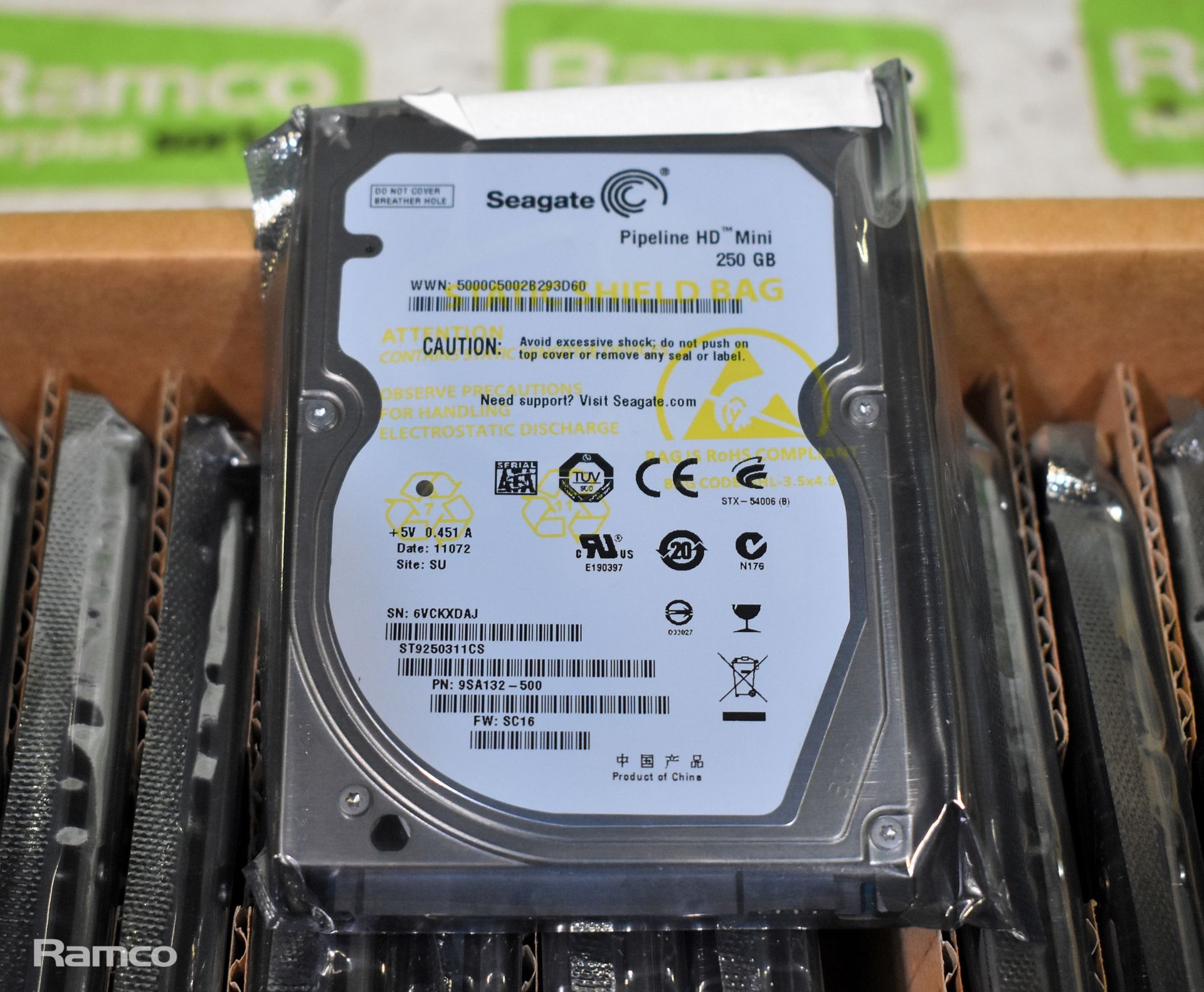 20x 250gb laptop HDDs - Image 2 of 3