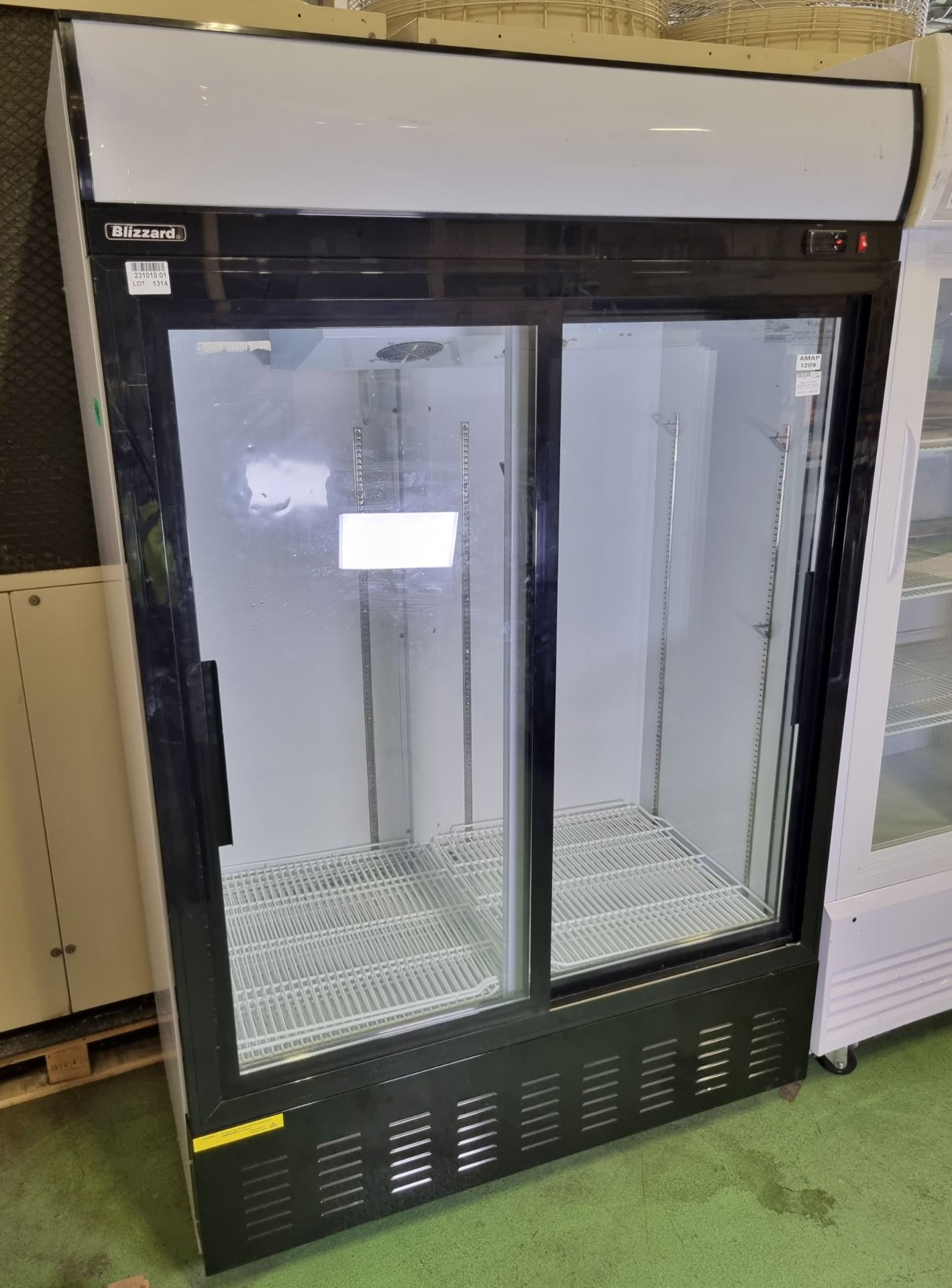 Blizzard BZ-GD900SL refrigerated display cabinet - W 1320 x D 700 x H 2000mm - Image 2 of 6
