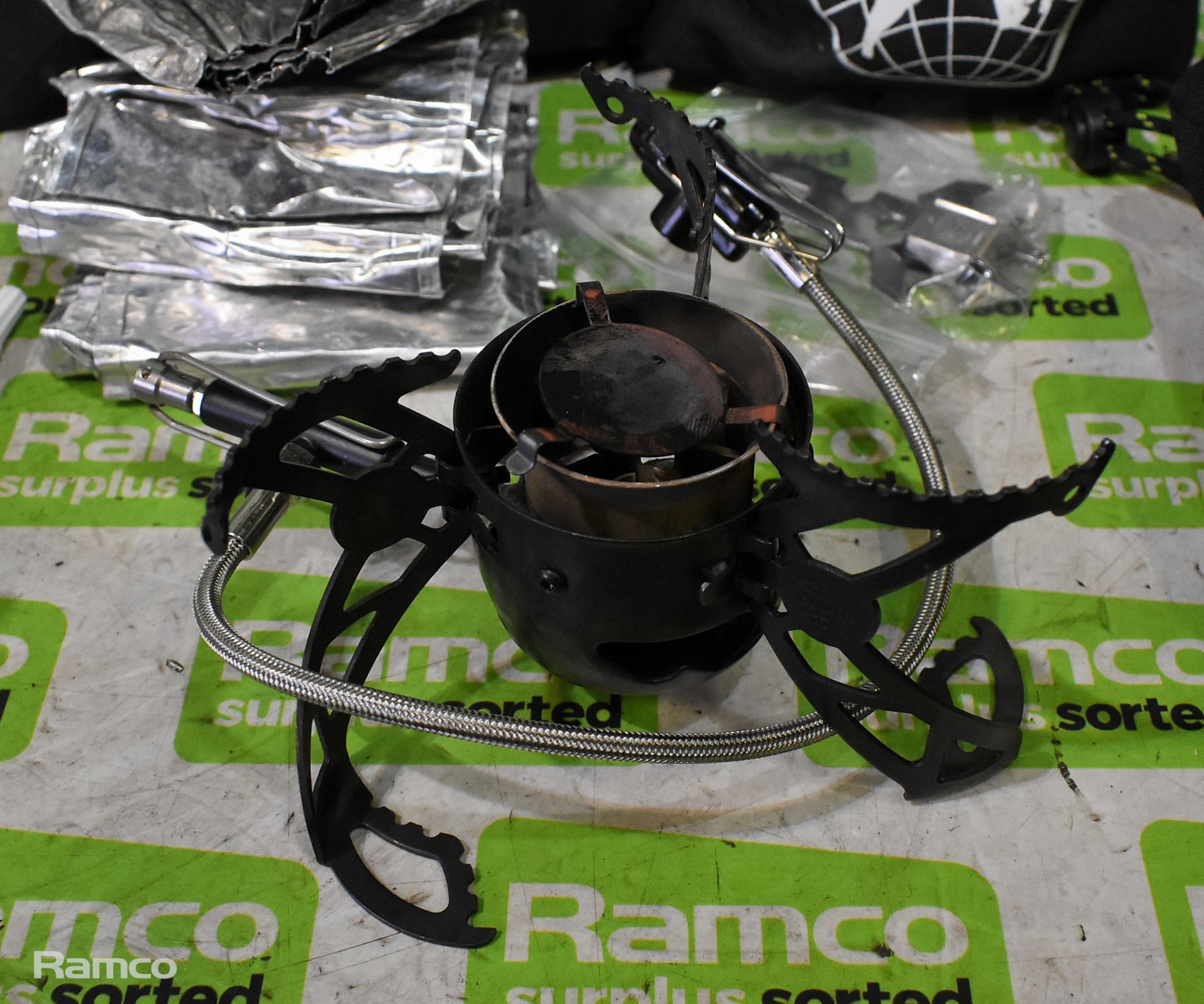 10x Optimus Polaris camping stoves with carry bag - incomplete - AS SPARES OR REPAIRS - Image 5 of 7