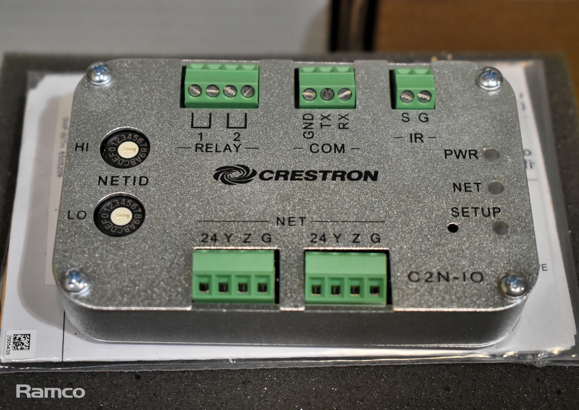 Cable cubby UK AC power mod, Crestron GLS-remote-ODT/OIR IR wireless remote - Bild 8 aus 11