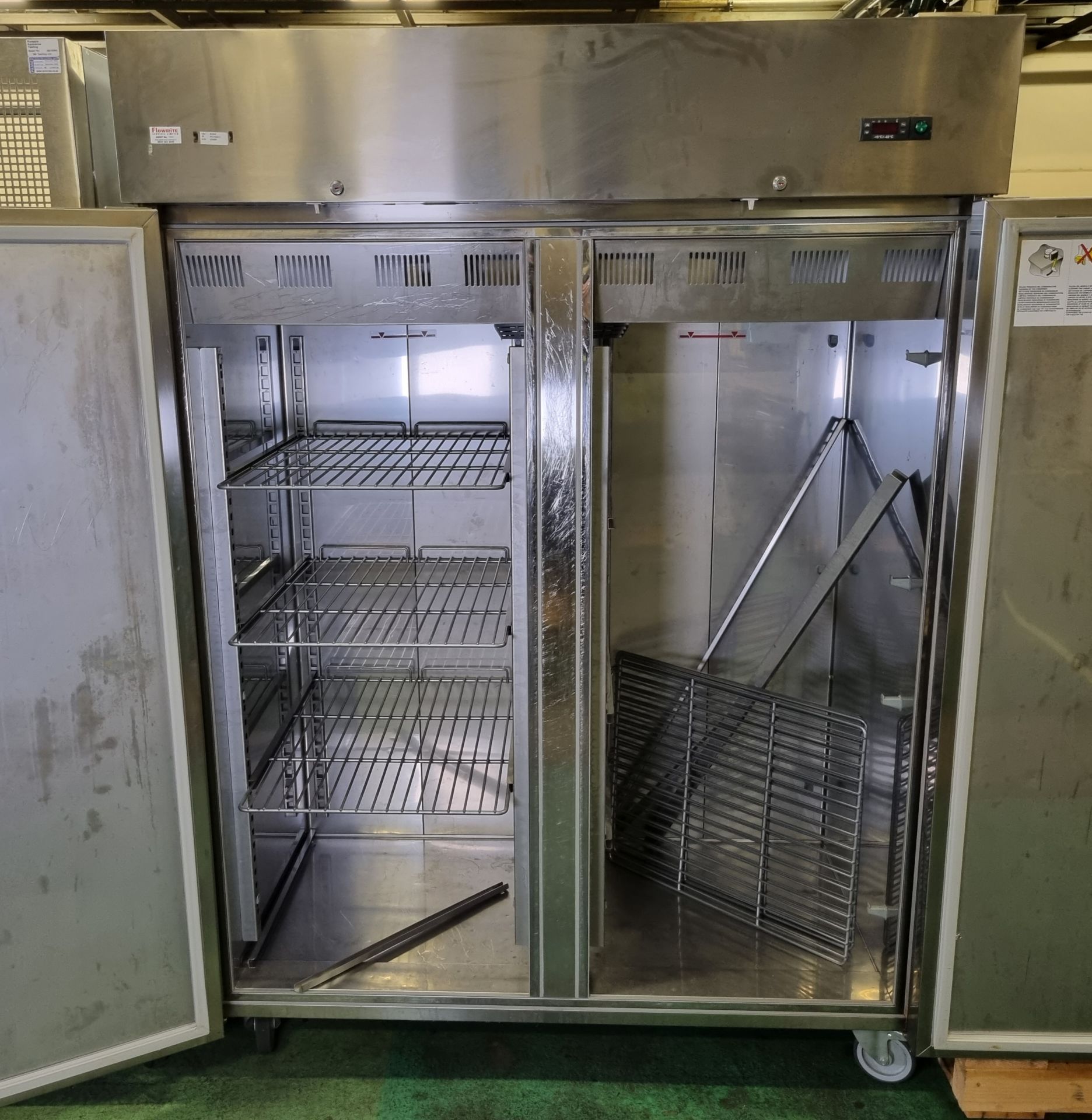 ECO Refrigerazione MIC300ED.0623 stainless steel double door freezer - W 1450 x D 780 x H 2000mm - Image 3 of 7