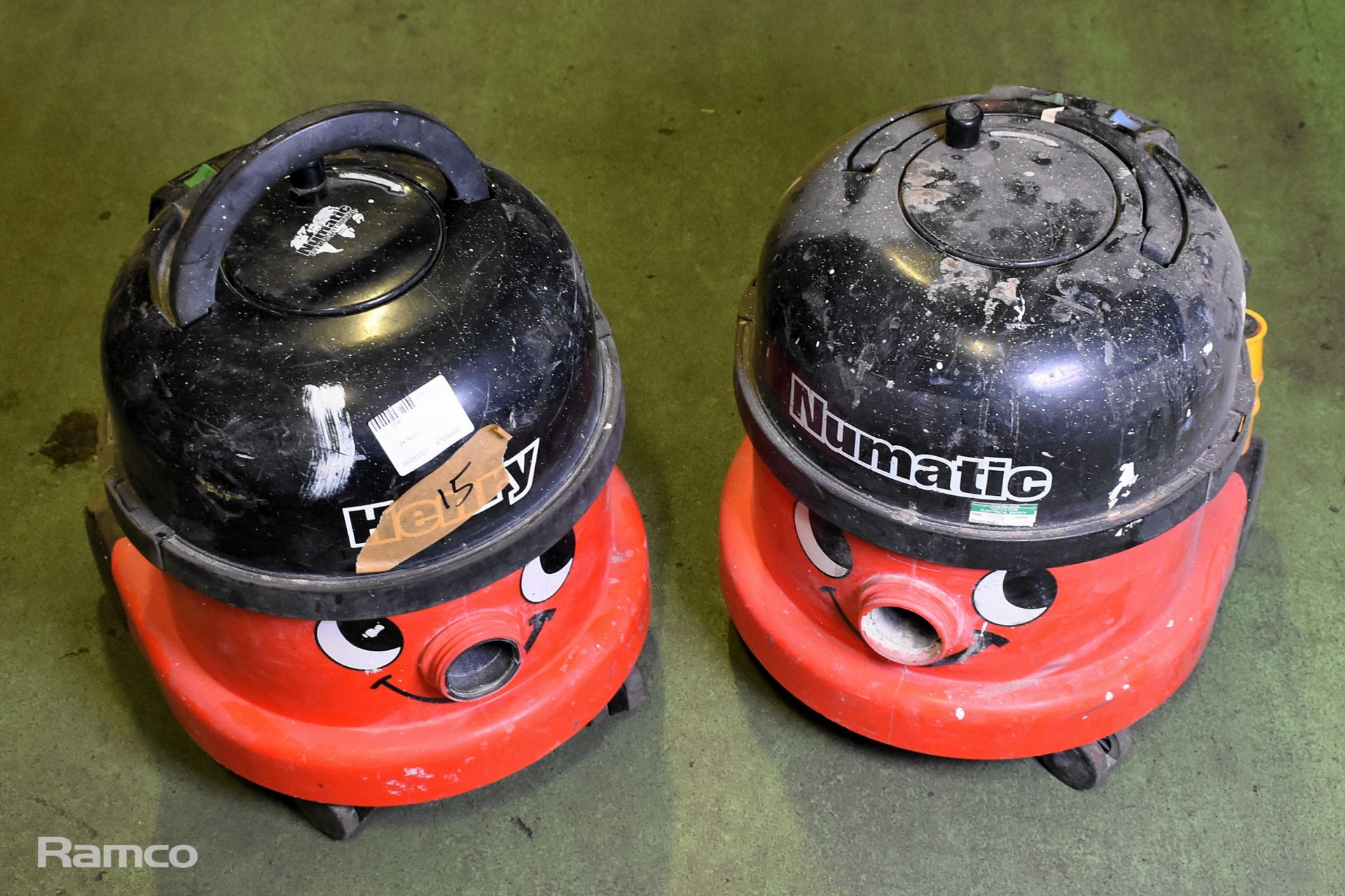 1x Numatic vacuum, 1x Henry Vacuum - no accessories - AS SPARES OR REPAIRS