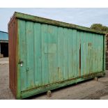 Sliding door storage container - W 560 x D 150 x H 270cm - NEEDS REPAIR