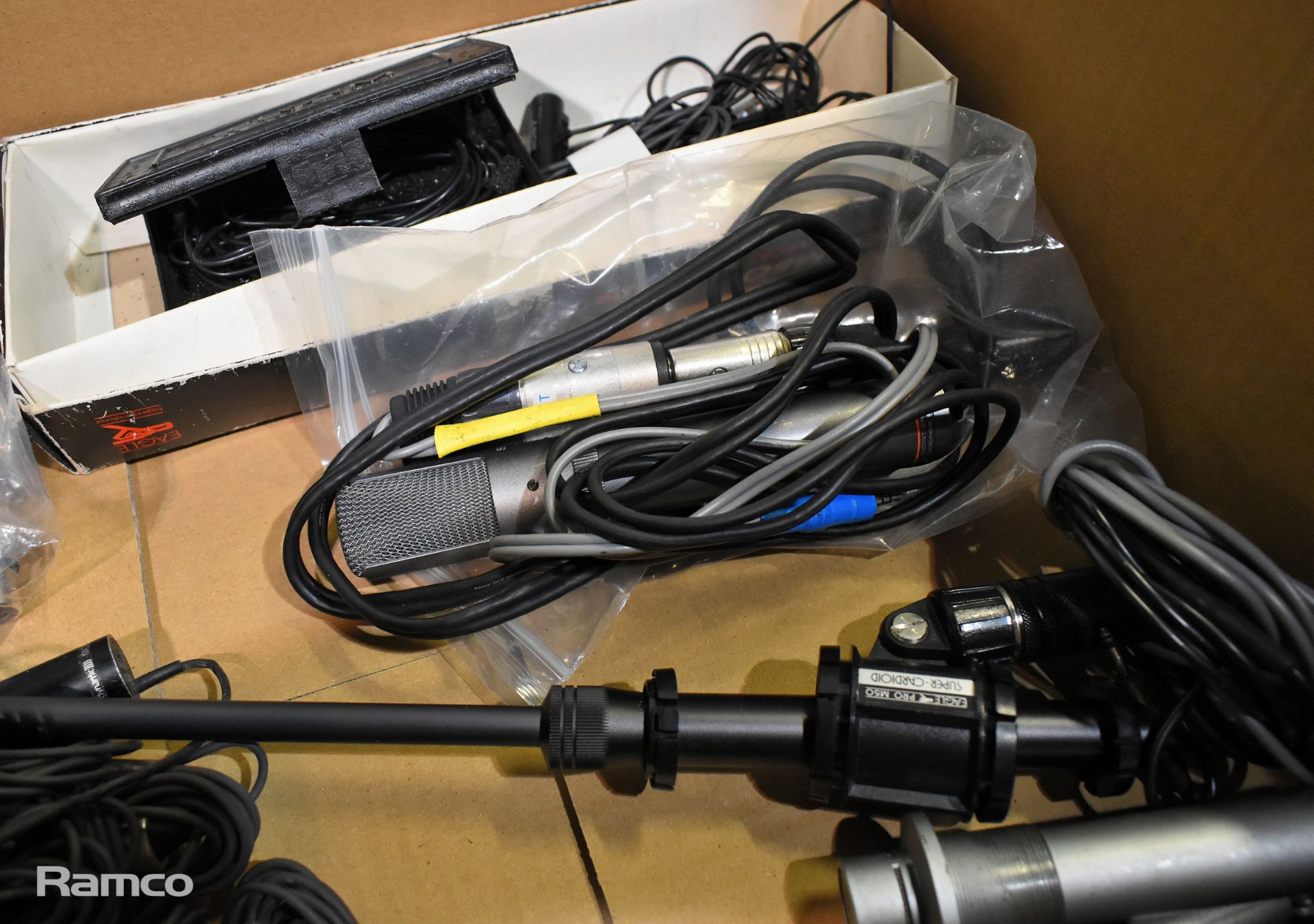 6x microphones with cables - includes Sony ECM-S959C & Sony ECM-50PBW - Image 6 of 6