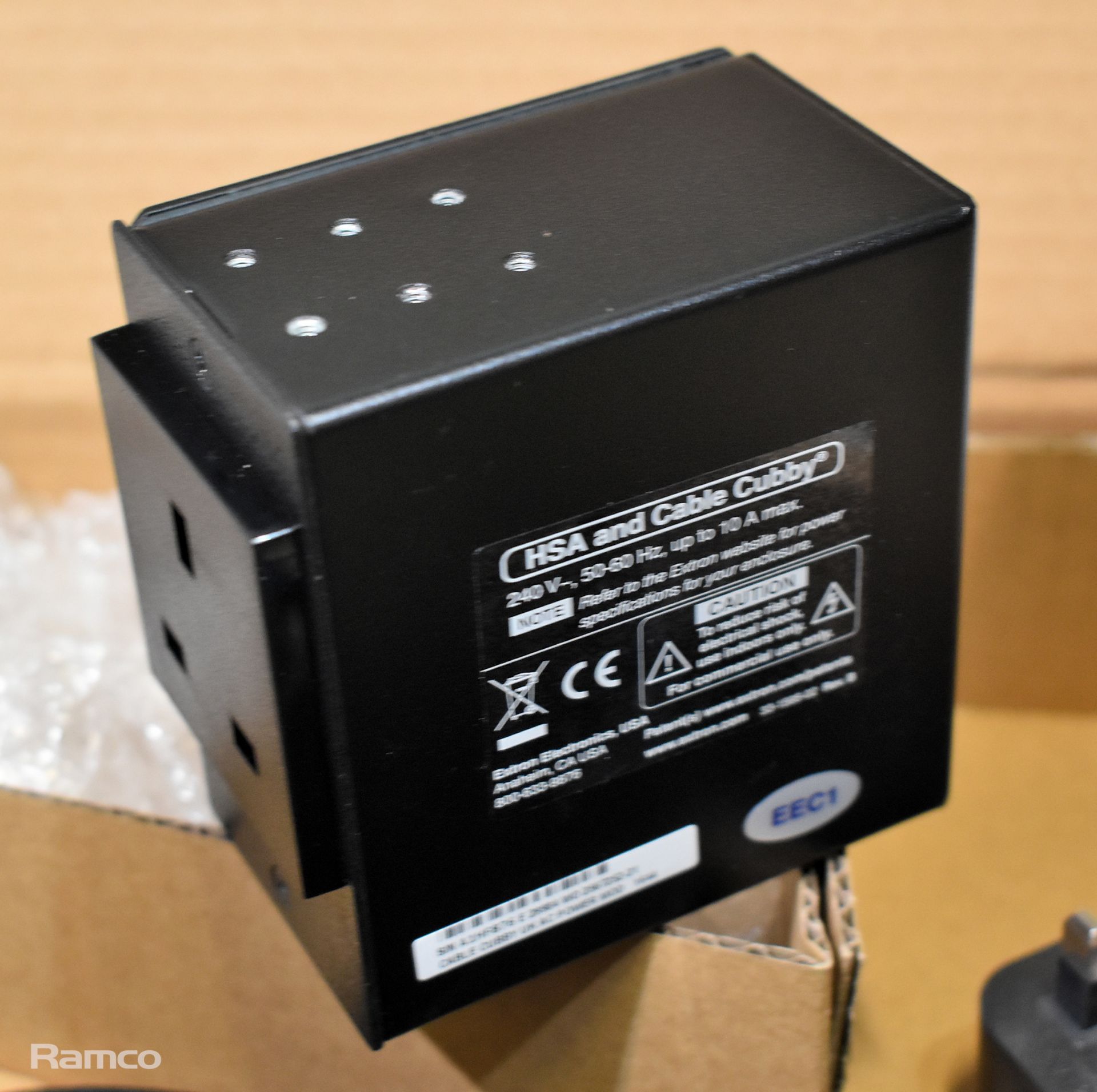 Cable cubby UK AC power mod, Crestron GLS-remote-ODT/OIR IR wireless remote - Bild 5 aus 11