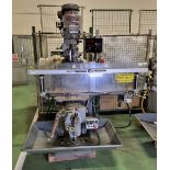 Textron Bridgeport F-7547-02-288 milling machine - Type: TVYTE - Frame: 145TY-4 - 3 phase - W 1470