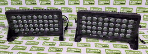 Flightcase of 4 Prolights Solar IP65 rated 245W LED washlights - case size: L 1200 x W 680 x H 510mm