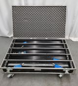 5x NJD IP BAR NJ 164 in flight case - W 1160 x D 710 x H 350mm