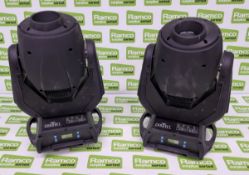 2x Chauvet Q Spot 360 LED moving heads