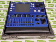 Chamsys MQ100 2014 lighting desk in flight case - W 710 x D 670 x H 280mm