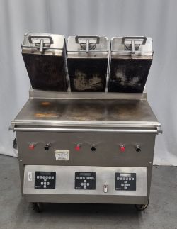 Online auction of 2x Taylor Commercial Foodservice Clamshell Grills direct from a large burger chain