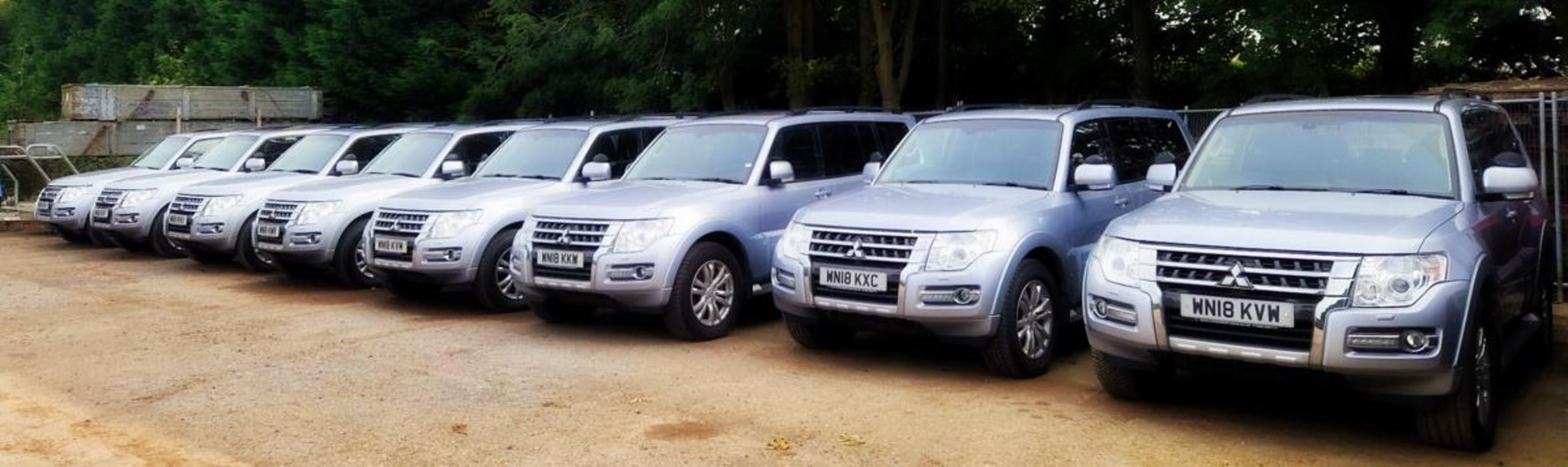 Direct from National Highways – Ex Traffic Officer Vehicles 2018 Mitsubishi Shoguns With MOT