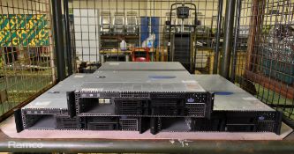 3x Intel SR2500 server units - L 800 x W 440 x H 90mm - HARD DRIVES REMOVED
