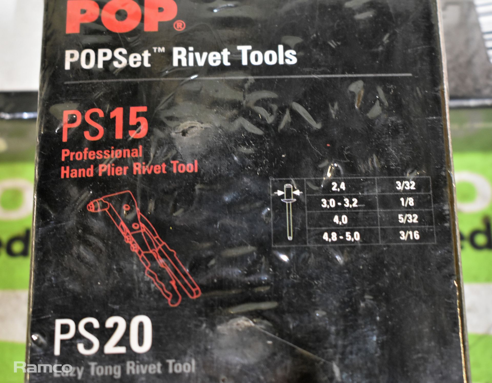 2x POP Set PS15 professional hand plier rivet tools - Image 2 of 2