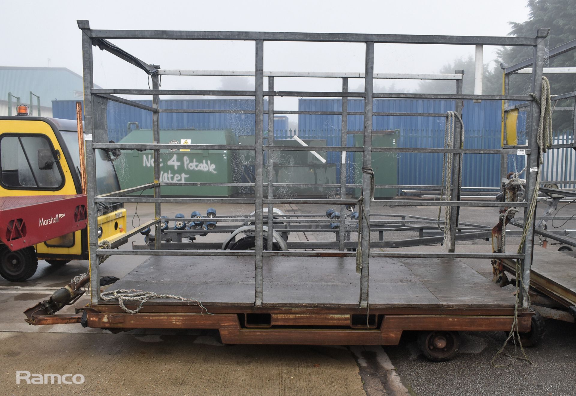 Handling Aids Ltd 1 tonne capacity scenery trailer sides - W 3400 x D 1840 x H 2380mm