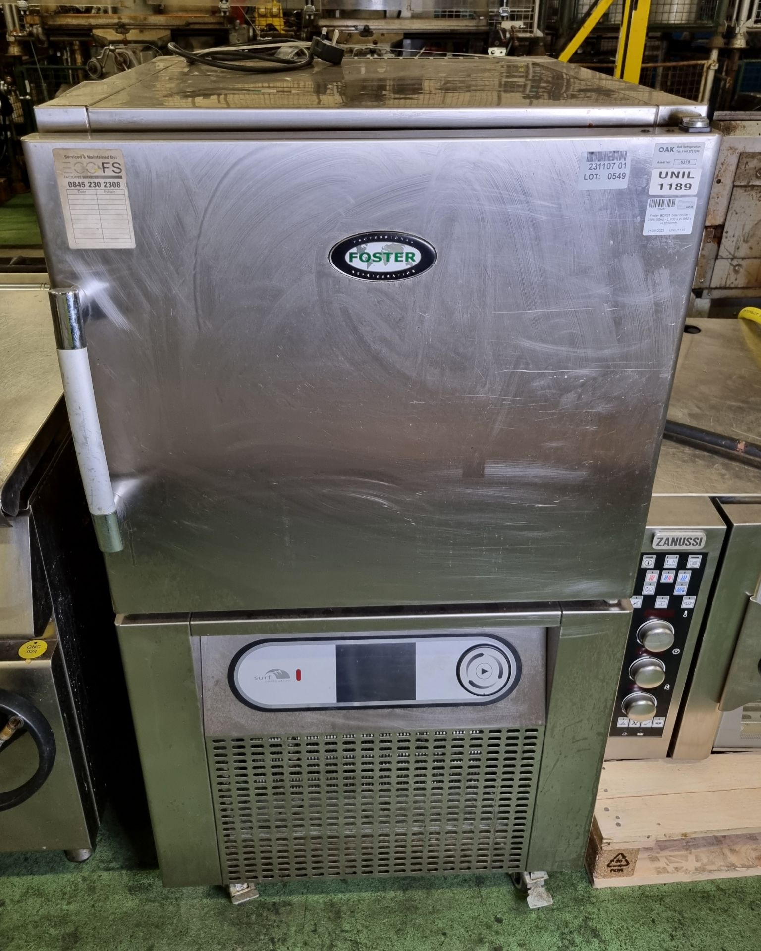 Foster BCF21 blast chiller - 230V 50Hz - L 700 x W 860 x H 1690mm