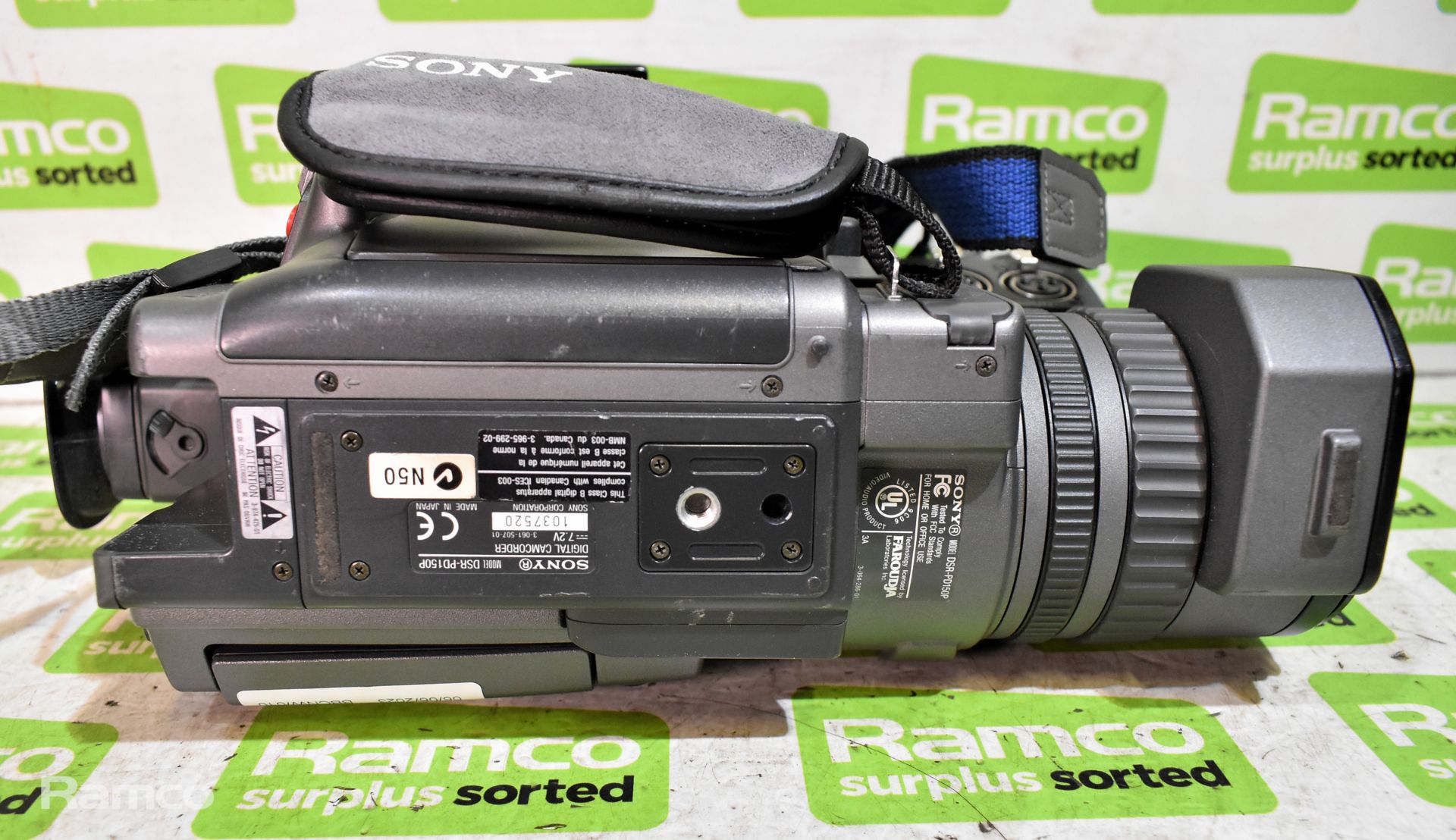 Sony DSR-PD150P digital camcorder - NO BATTERY - Image 6 of 7