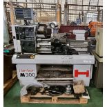 Harrison M300 bench lathe with Acu-Rite TurnMate DRO console - W 1700 x D 1900 x H 1250mm