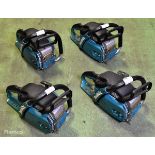 4x Makita DCS5030 50cc petrol chainsaws - BODIES ONLY - AS SPARES OR REPAIRS