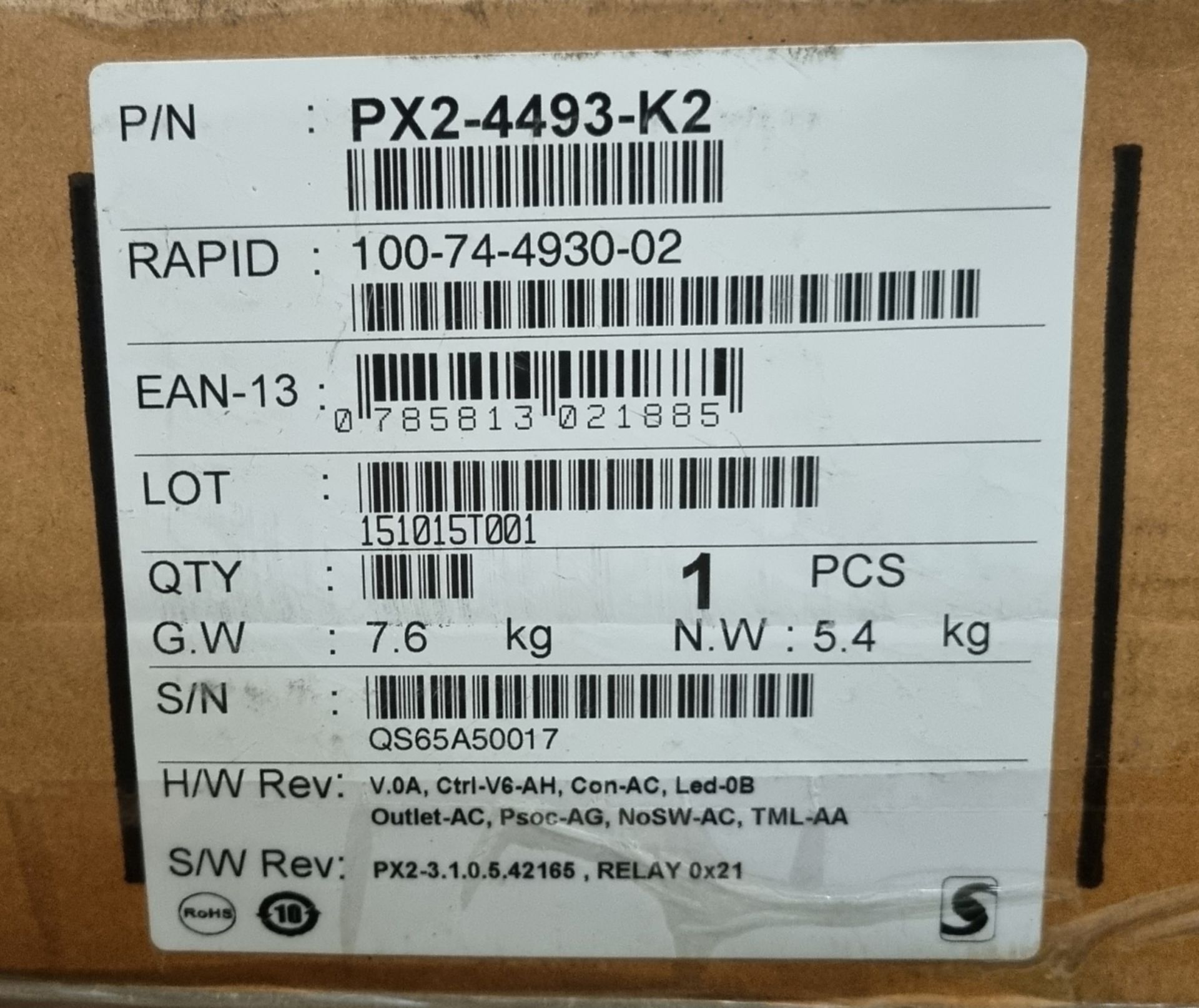 Raritan PX2-4493-K3 Power distribution unit rack - L 167 x W 290 x H 120mm - Bild 6 aus 6