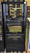 28U server rack chassis - W 550 x D 630 x H 1350mm